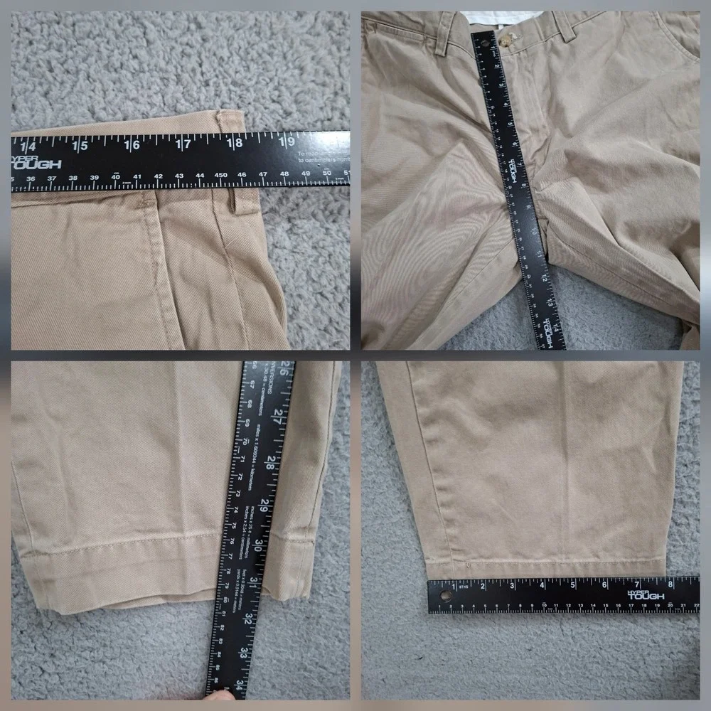 Polo Ralph Lauren Mens 36X32 Tan Slim Fit Flat Front Chino Pants 36X31 Beige
